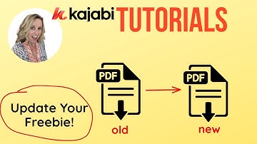 How to Replace a PDF Freebie in Kajabi Emails