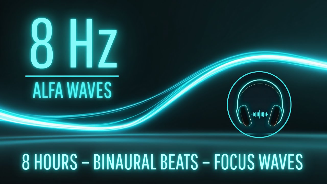 8 HOURS of DEEP FOCUS (8 Hz Alpha Waves) | Perfect for Study, Work ...