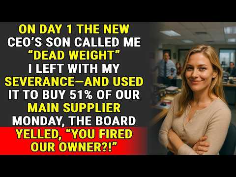 He Called Me “Dead Weight” – So I Bought the Company That Owned His Supply Chain 💼📉
