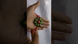 Rakhi making idea at home ? rakhimaking rakhispecial rakhi diycrafts shorts creative craft