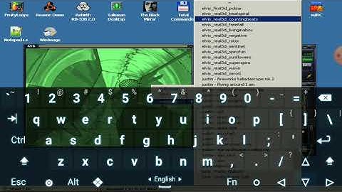 Exagear Winamp Playing MP3 with Visualizations