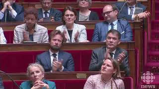 Trudeau speaking on gender equality 04/17/18