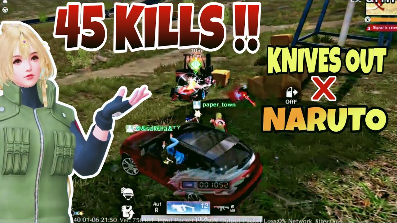 45 KILLS !! 😱😱| Auto add with ANIMOSITY | Knives Out Gameplay