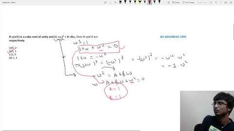 IIT JEE Advanced Complex Numbers Previous Year Solved Problems(Part 2)
