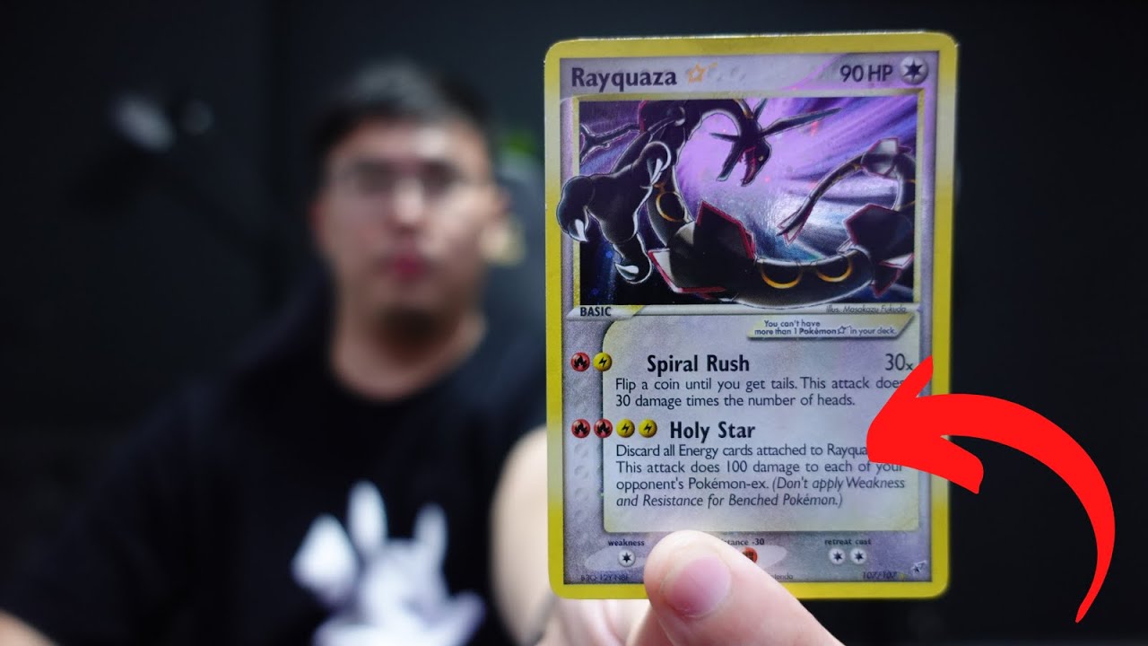Carta Pokemon - RAYQUAZA GOLD STAR - EX DEOXYS em segunda mão