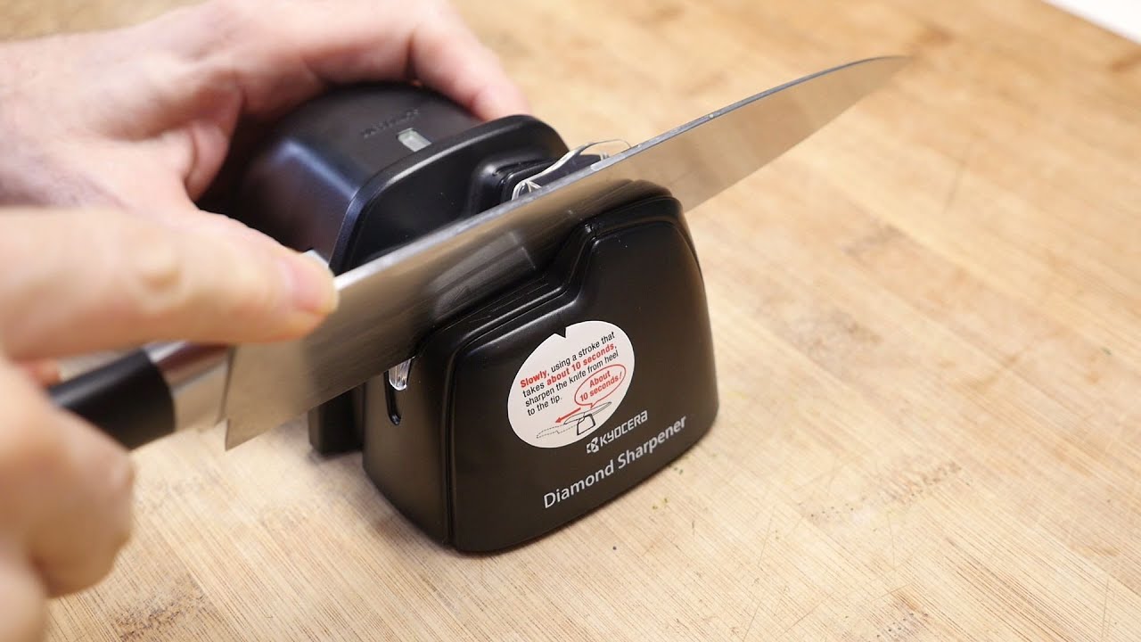 Kyocera Electric Diamond Ceramic Knife Sharpener (DS-50)