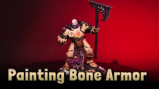 How To Paint Bone Armor | Tutorial | #warhammer40k #ageofsigmar