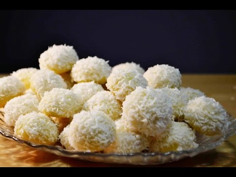 Песочное ПЕЧЕНЬЕ quotСНЕЖКИquot или Печенье с Кокосовым Вкусом   Shortbread