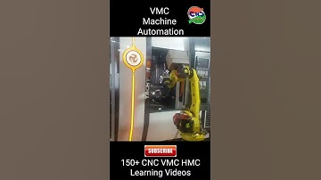 VMC CNC machine Automation for Part loading and unloading #Shorts