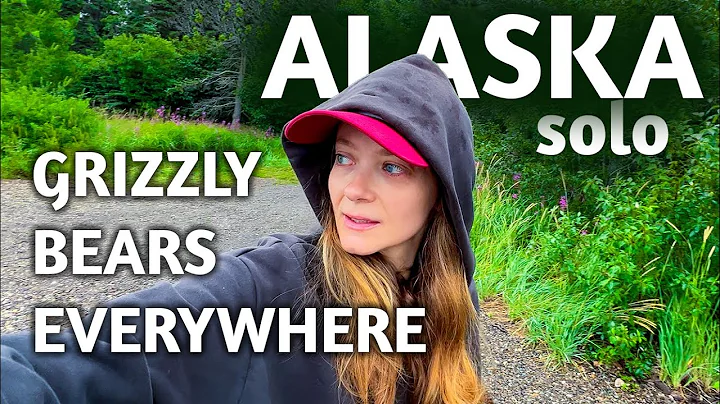 Tent camping at KATMAI National Park (so many grizzly bears) | solo in Alaska