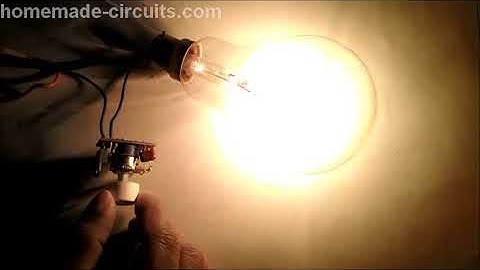 Simple Light and Ceiling Fan Dimmer Circuit