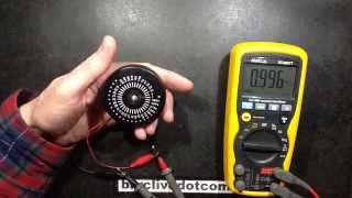 A look inside a dial based resistance substitution box.