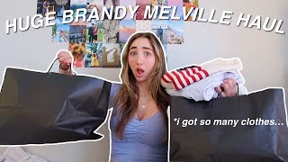 HUGE BRANDY MELVILLE TRY ON CLOTHING HAUL*coastal granddaughter aesthetic!