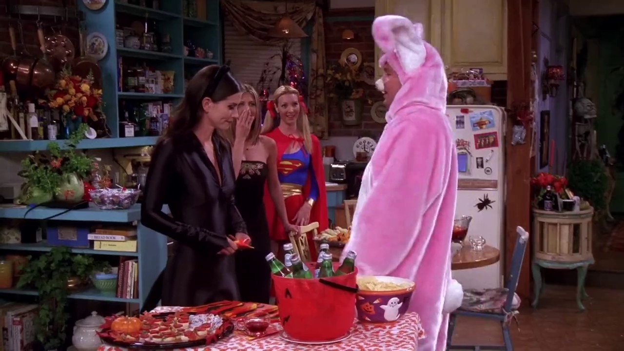 Friends season 8 the one with the Halloween party YouTube