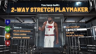 I MADE THE 2K20 2-WAY STRETCH PLAYMAKER ON 2K22 CURRENT-GEN!! (2-Way Stretch Playmaker)