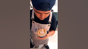 How To Make Easy Swan 🦢 #latteart #barista #trending #shorts #coffee #viral #music #dj #youtube