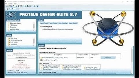 Simulasi Proteus dengan ATMega 32 dengan 2 led berkedip