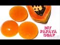 Homemade Papaya Soap / Skin Whitening Soap / How to make papaya soap at home/ Anti - wrinkle soap.