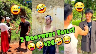 2 Brothers Fails #26 🎬More watch, 😀More laugh and 😝Funny.