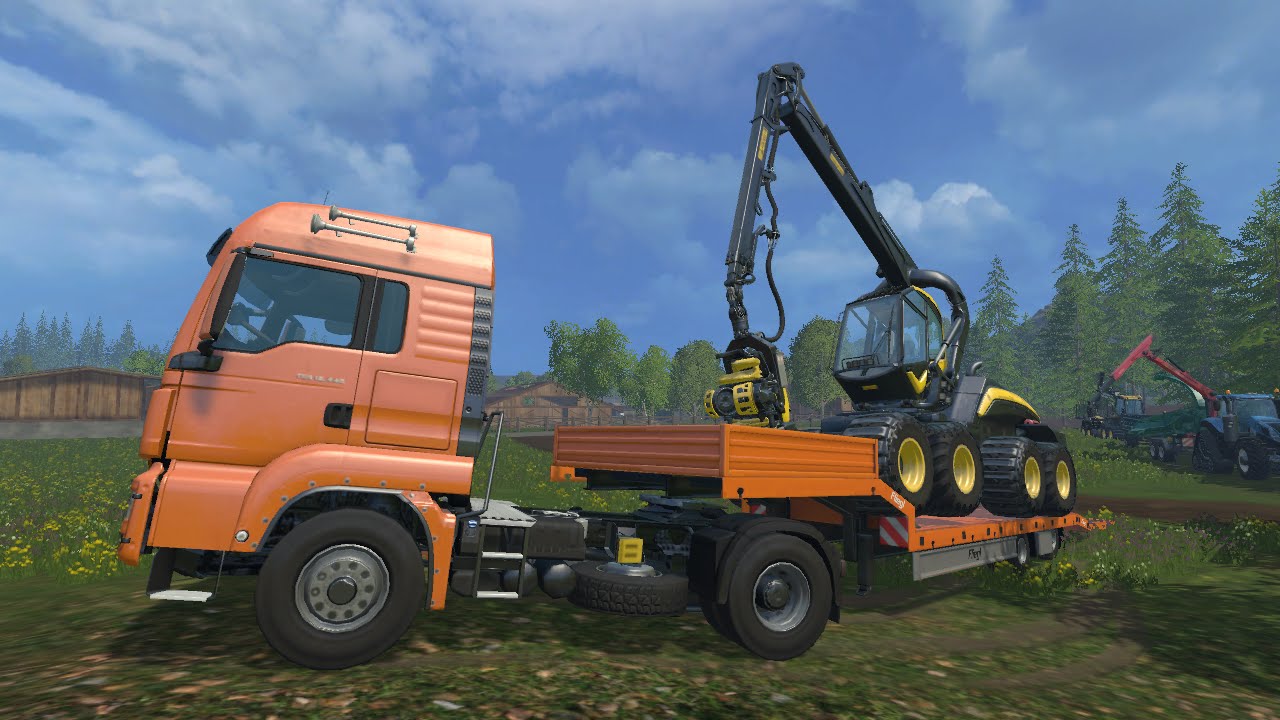 Farming Simulator 2015 | Forest Outtakes | Money Mod - YouTube