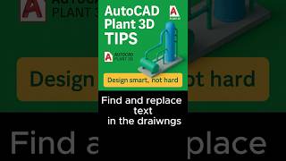 Autocad tip #2 Find and replace text #autocadtips #plant3d #autocad plant 3d