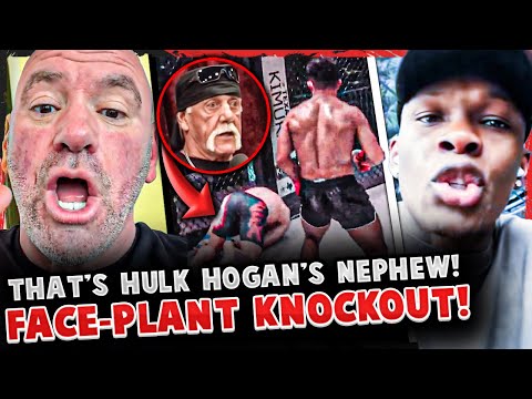 Hulk Hogan NEPHEW gets FACE-PLANT KNOCKED OUT in MMA fight! Israel Adesanya GOES OFF!