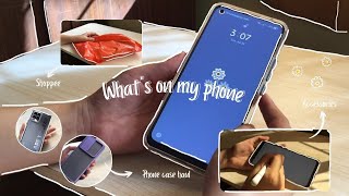 What's on my phone + phone case and accessories haul  | Realme 8 pro |