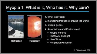 Myopia 1.  What is it, Who has it, and Why care?