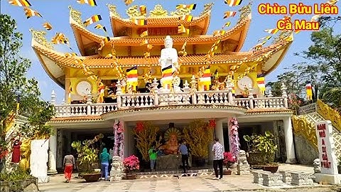 #28 Chùa Bửu Liên (Chùa Bảy Nóc) Cà Mau, Chùa được phục dựng lại trên nền đất cũ ☆ Hương Nguyễn 1622