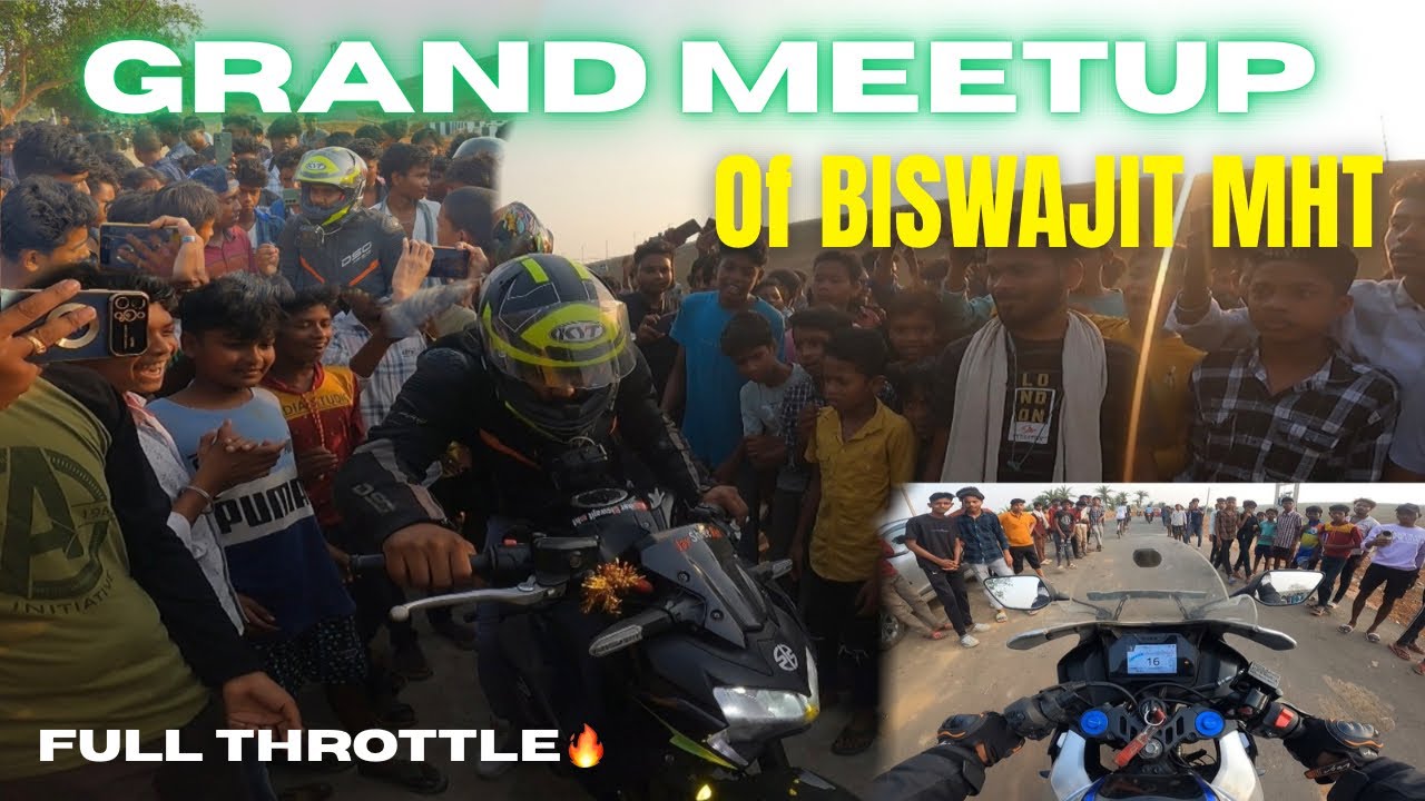 Grand meetup of @BikerBiswajitmht at Deuli dam |Hyper ride with wheelie