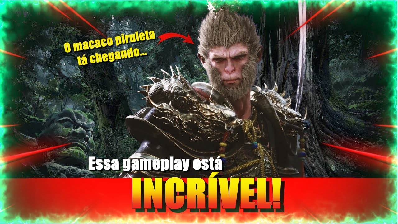 Black Myth: Wukong - ANÁLISE do NOVO GAMEPLAY [Jogo do Macaco] 