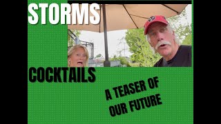 Oldmill Restaurant, Wine tasting, Bad storm! And a teaser!