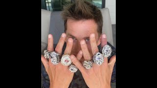 tom brady with all 7 rings