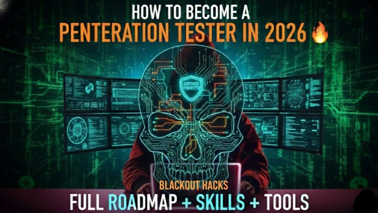How to Become a Penetration Tester in 2026 🔥 Full Roadmap + Skills ...