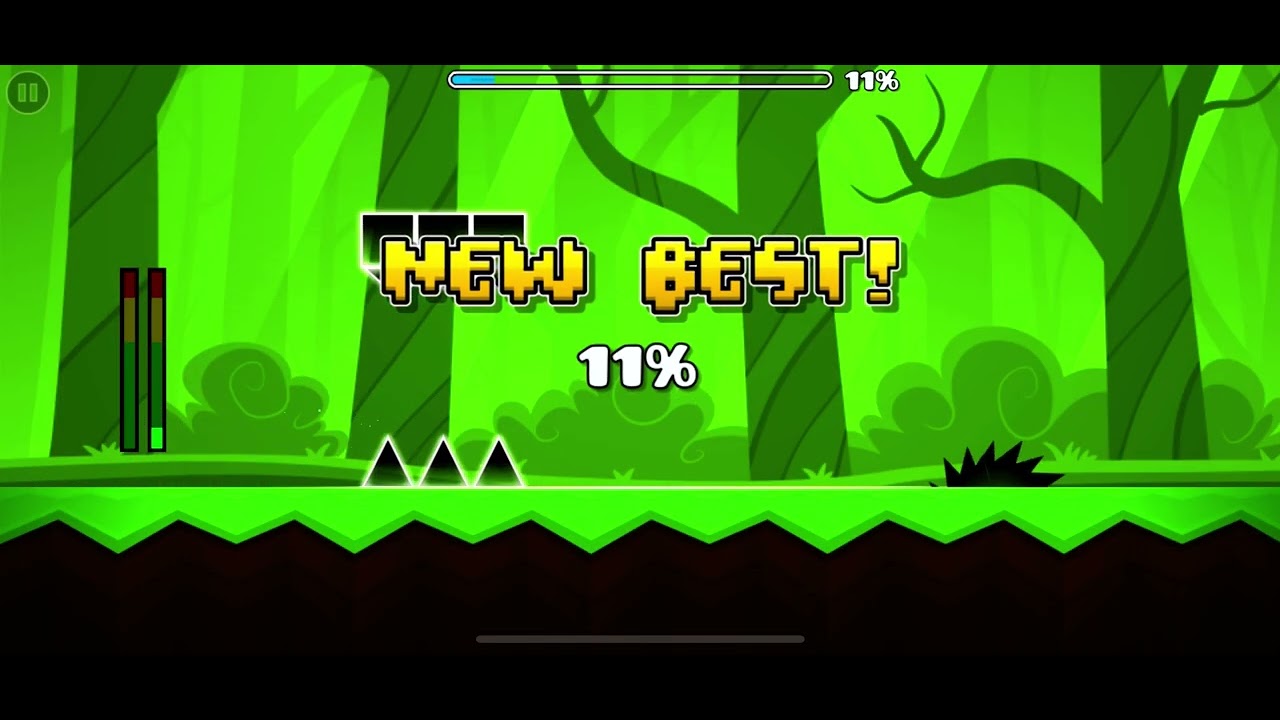 Basic level geometry dash episode 1 - YouTube