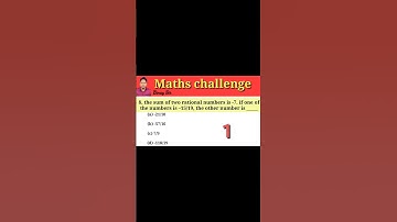 The sum of two rational numbers is -7. If one of the numbers is –15/19, the other number is _____