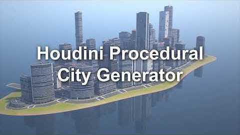 Houdini Procedural City Generator