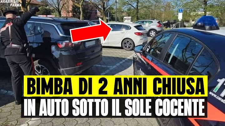 BIMBA DI 2 ANNI CHIUSA IN AUTO SOTTO IL SOLE COCENTE: SALVATA DAI CARABINIERI, DENUNCIATA LA MADRE