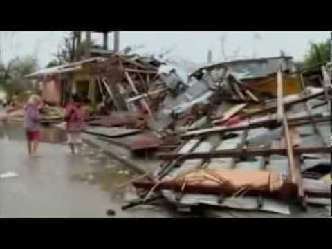 Raw Footage : Super Typhoon Haiyan Pounds Philippines