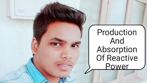 Production And Absorption Of Reactive Power (POWER SYSTEM OPERATION AND CONTROL)