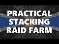 Minecraft Elegance: Practical Stacking Raid Farm (128k dph, Java 1.17-1.18)