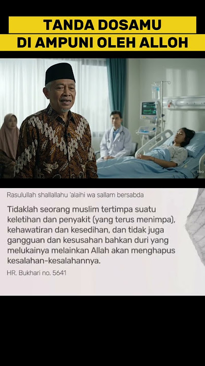 Tanda dosamu di ampuni Alloh #amalan #doa #dakwah