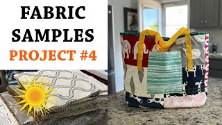 ☀️ EASY ☀️ Grocery Tote from FABRIC SAMPLES or SCRAPS or STASH