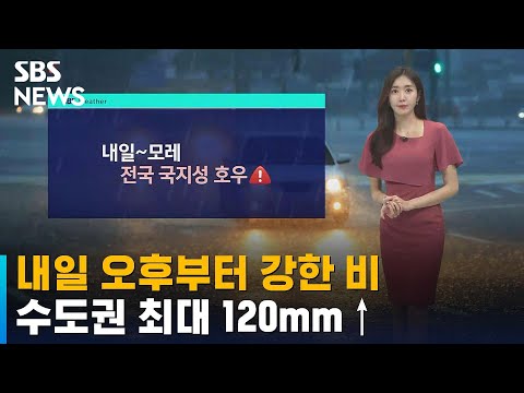 [Weather] Strong rain starting tomorrow afternoon... Up to 120mm+ of downpours in the Seoul metro...