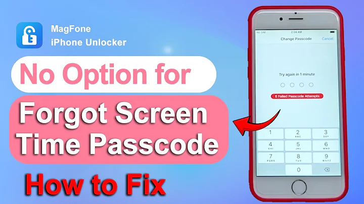 How to Fix No Option for Forgot Screen Time Passcode on iPhone