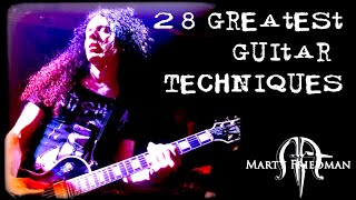 MARTY FRIEDMAN's 28 Greatest Guitar Techniques!