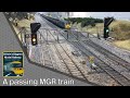 A passing MGR train