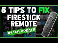 FIX Amazon Firestick Remote with these 5 Tips.... ✅