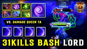 EPIC 31KILLS BASH CARRY Faceless Void | Sonic Attack Speed Build Vs. Damage Queen Templar Assassin