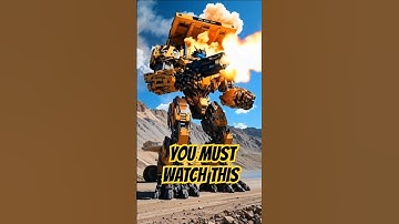 Haul Truck (Mining Dump Truck) transforms into a Robot #viral #transformers #haultruck